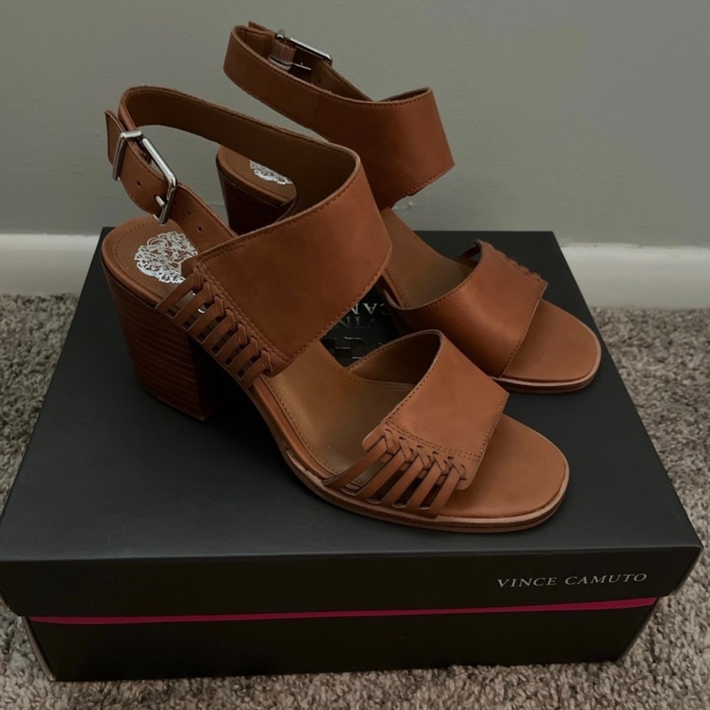 Vince camuto brown sandals size 7 - Picture 2 of 4